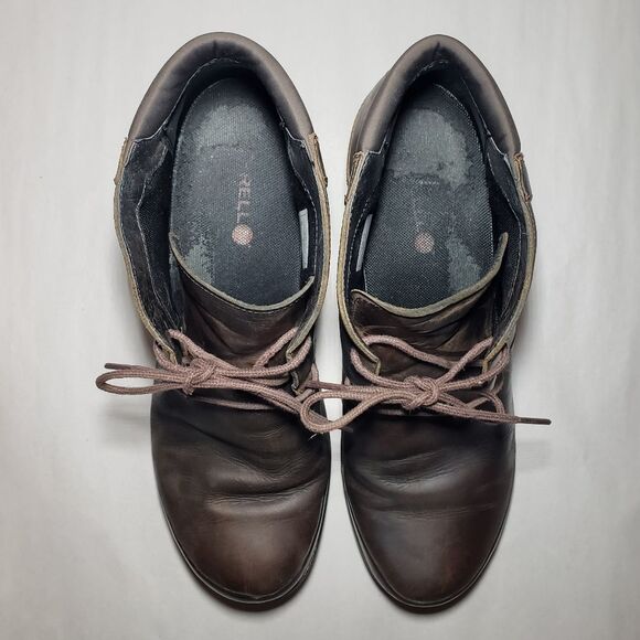 Merrell Veranda "Butter Rum" Brown Leather Ankle Booties Women Size 8.5 - Picture 4 of 11